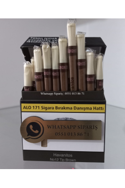 Havanitos No12 Tip Brown Çikolatalı 50'Adet Sigarillo 