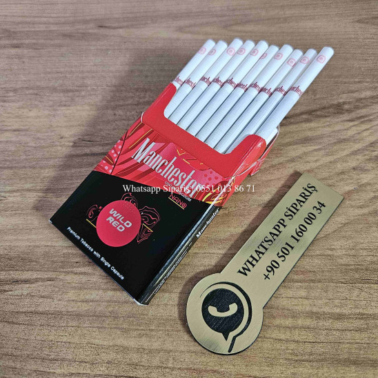 Manchester Nano Wild Red Slim Sigara (Çilek Aromalı) x10 Paket
