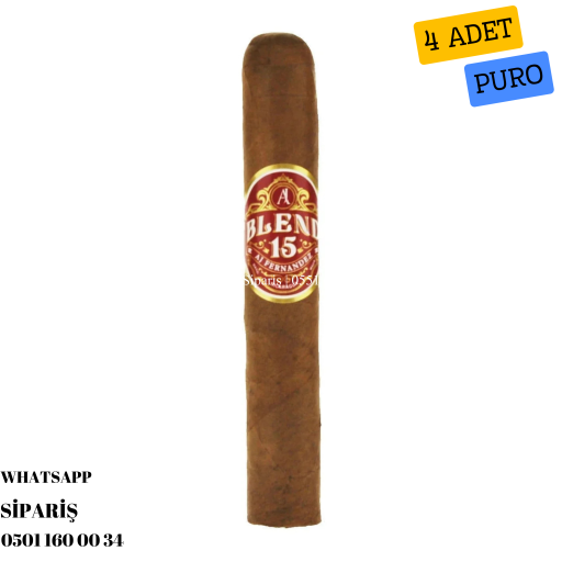 AJ Fernandez Blend 15 Robusto 4'lü Puro Paket
