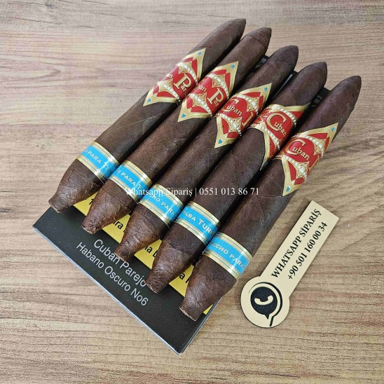 Cuban Parejo Habano  Oscuro Salomón No6 - 5'li Puro Paket