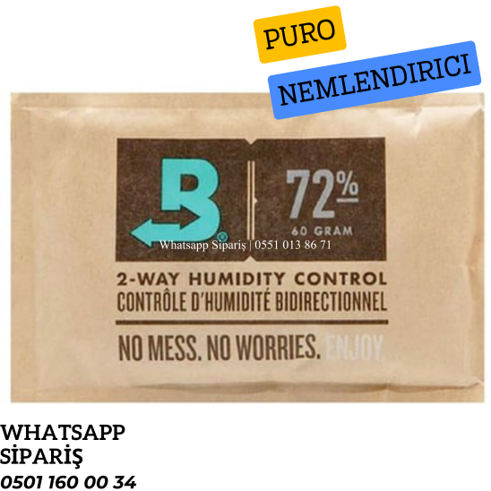 Boveda 72 60g Puro Kutusu Humidor Nemlendirici