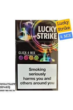 Lucky Strike 4 Click MİX 4 Çeşitli Karma Sigara x10 Paket