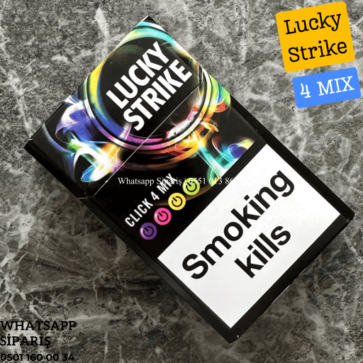 Lucky Strike 4 Click MİX 4 Çeşitli Karma Sigara x10 Paket
