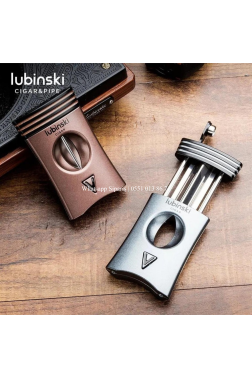 Lubinski Metal Bronz Puro Seti (2 Torch Çakmak, 60 Ring V-Cut Puro Kesici)