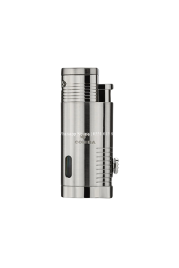 Cohiba Metal Silver Puro Seti  3 Torch Çakmak + 58 Ring Kesici