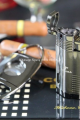 Cohiba Metal Silver Puro Seti  3 Torch Çakmak + 58 Ring Kesici