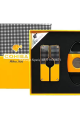 Cohiba Metal Sarı/Siyah Puro Seti  3 Torch Çakmak, 60 Ring Puro Kesici