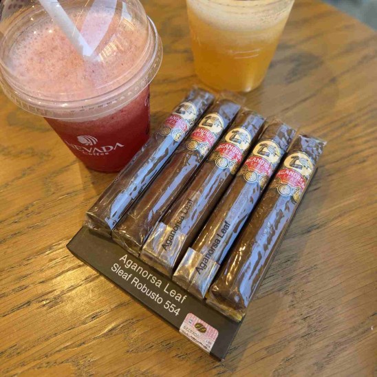 Aganorsa Leaf Sleaf Robusto 554 - 5'li Puro Paket