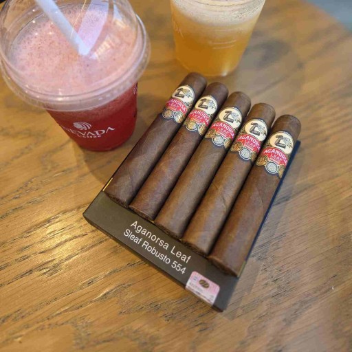 Aganorsa Leaf Sleaf Robusto 554 - 5'li Puro Paket