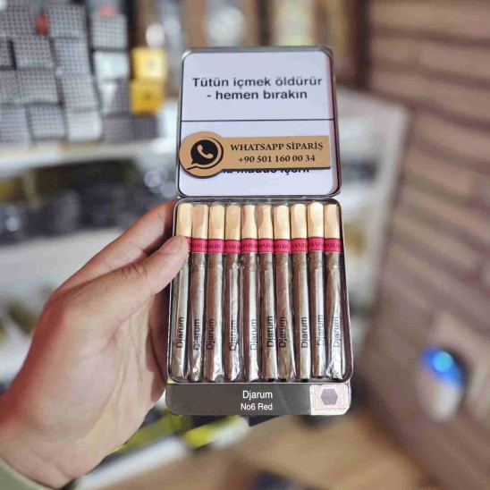 Djarum Sigarillo No6 Red (Karanfil ve Kiraz Aromalı) 1 Paket