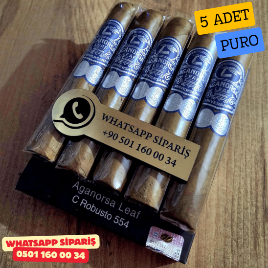 Aganorsa Leaf C Robusto 554 - 5'li Puro Paket