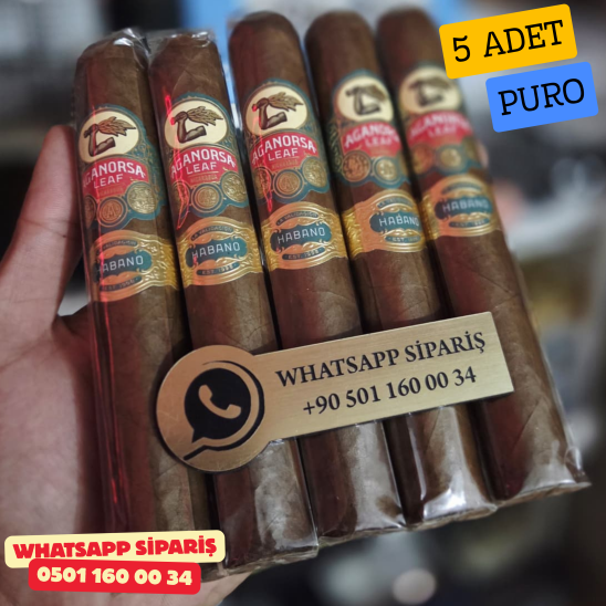 Aganorsa Leaf Habano Grantoro 658 - 5'li Puro Paket