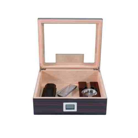 Kahverengi Sedir Humidor Puro Seti