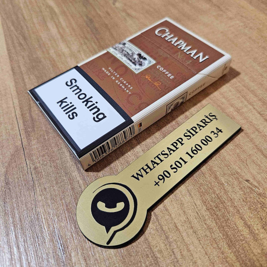 Chapman Coffee Tatlı Süper Slim Kahve Aromalı Sigara x10 Paket