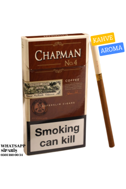 Chapman Coffee Tatlı Süper Slim Kahve Aromalı Sigara x10 Paket