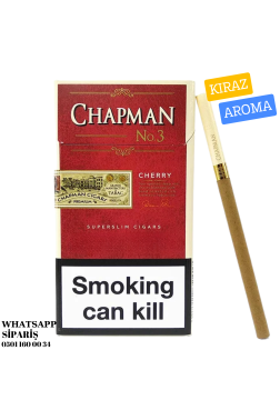 Chapman Cherry Tatlı Süper Slim Kiraz Aromalı Sigara x10 Paket