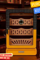 Cohiba Premium Ahşap & Cam Puro Nemlendirici Kutusu – Yüksek Kalite Humidor