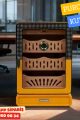 Cohiba Premium Ahşap & Cam Puro Nemlendirici Kutusu – Yüksek Kalite Humidor