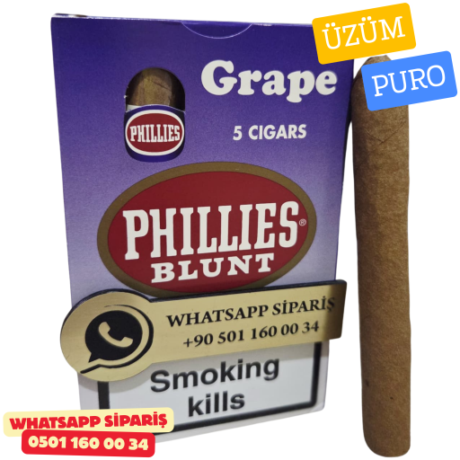 Phıllıes Blunt Grape (Üzüm) 5's Puro