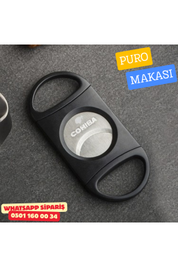 Cohiba 70 Ring Büyük Purolar İçin Çelik & Plastik Puro Makası