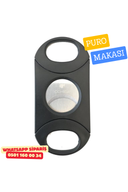 Cohiba 70 Ring Büyük Purolar İçin Çelik & Plastik Puro Makası