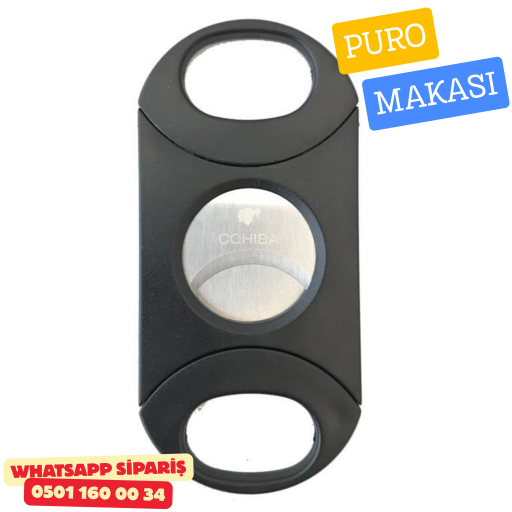 Cohiba 70 Ring Büyük Purolar İçin Çelik & Plastik Puro Makası