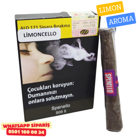 Spenello S05 5 Toscanello Limon Aromalı 5'li Puro Paket