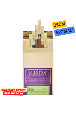 K.Ritter Grape Super Slim – Üzüm Aromalı Sigara x10 Paket