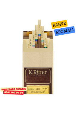 K.Ritter Turin Coffee Super Slim – Kahve Aromalı Sigara x10 Paket