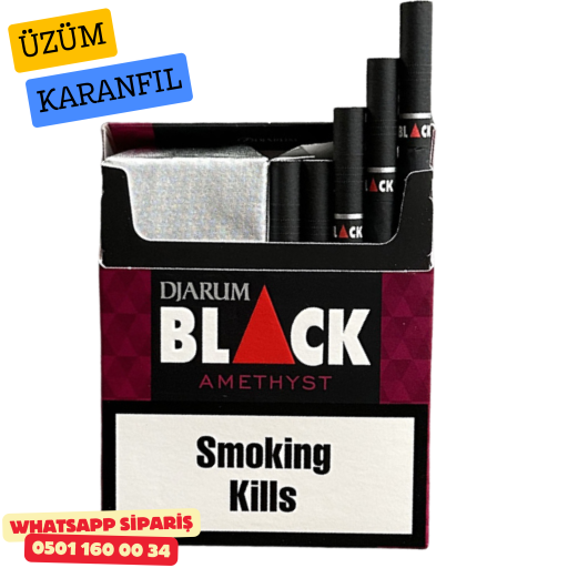 Djarum Black Amethyst Üzüm Karanfil Sigara x10 Paket