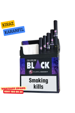 Djarum Black Purpleboost Kiraz Karanfil Sigara x10 Paket