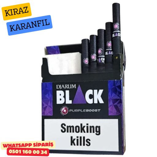 Djarum Black Purpleboost Kiraz Karanfil Sigara x10 Paket