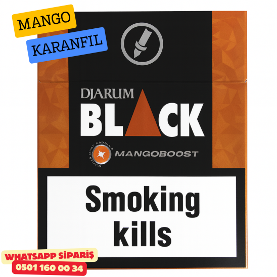 Djarum Black MangoBoost Mango Karanfil Sigara x10 Paket