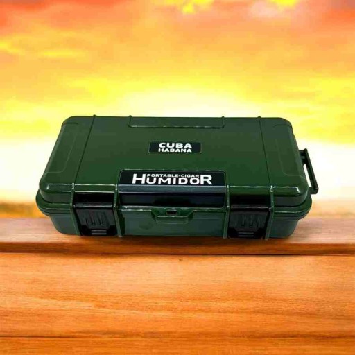 Plastik Seyahat Puro Taşıma Kutusu Yeşil 5's