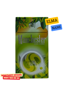 Manchester Superslim Amber Fusion - Elma ve Nane Sigara x10 Paket