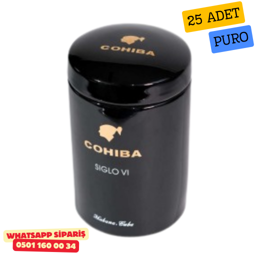 Cohiba Sıglo VI - Seramik Kavanoz - 25 Puro Dahil