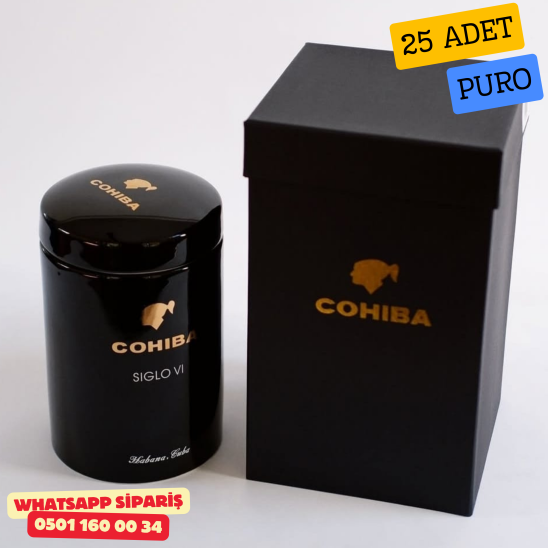 Cohiba Sıglo VI - Seramik Kavanoz - 25 Puro Dahil