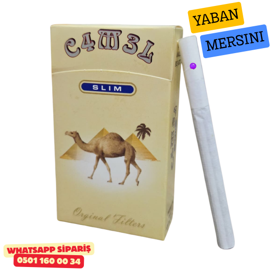 Camel Slim Ice Blueberry – Tek Patlatmalı Buzlu Yaban Mersini Aromalı Sarma Sigara x10 Paket