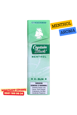 Captain Black Menthol X - Slim Sigara ( Mentollü ) x10 Paket