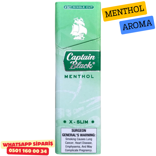 Captain Black Menthol X - Slim Sigara ( Mentollü ) x10 Paket