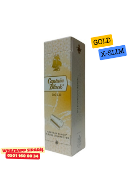 Captain Black Gold X - Slim Sigara ( Klasik ) x10 Paket