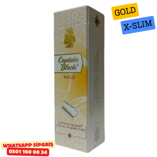 Captain Black Gold X - Slim Sigara ( Klasik ) x10 Paket