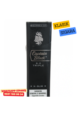 Captain Black 5.0 Trıple X - Slim Sigara ( Klasik ) x10 Paket