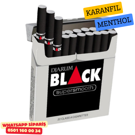 Djarum Black Süpersmooth (Mentollü) Sigara x10 Paket