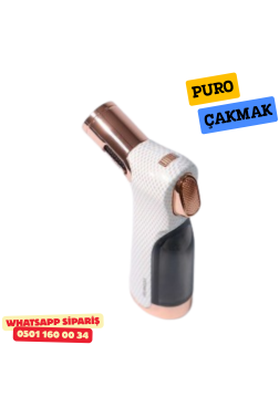 Parmida 4 Torch Pürmüz Beyaz Masa Tipi Puro Çakmağı