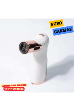 Parmida 4 Torch Pürmüz Beyaz Masa Tipi Puro Çakmağı