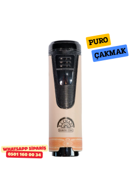 H. Upmann Özel Üretim 4 Torch Pürmüz Krem Puro Çakmağı