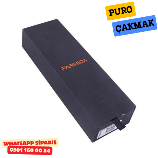 Parmida Tek Torch Pürmüz Bronz Masa Tipi Puro Çakmağı