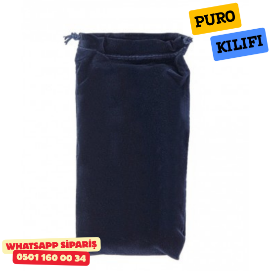 Cohiba Siyah Karbon Desenli İkili Deri Puro Kılıfı