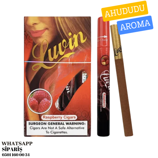 Luvin Fresh Raspberry Ahududu Aromalı Sigarillo 5's Paket